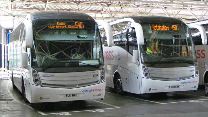 Dunn National Express Volvo B9R Caetano Levante 4022 & 4011